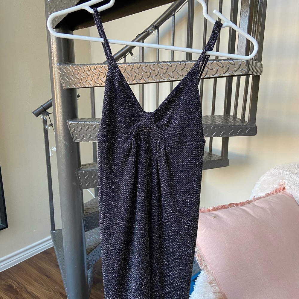Black/metallic Urban Outfitters Mini dress
